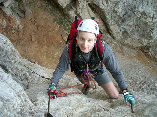 Haidsteig: Christoph nach dem gro&szlig;en Kessel