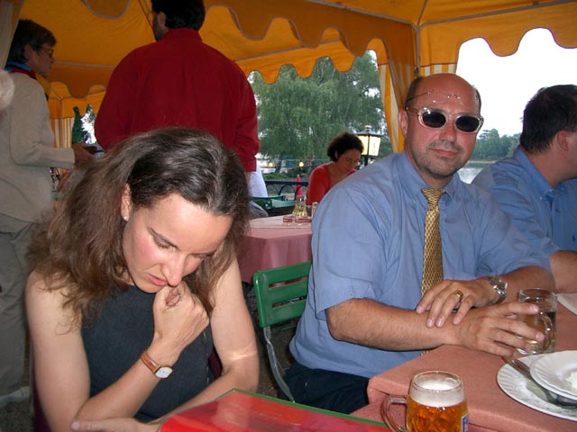 Petra und Hans-Christian in der Alten Kaiserm&uuml;hle