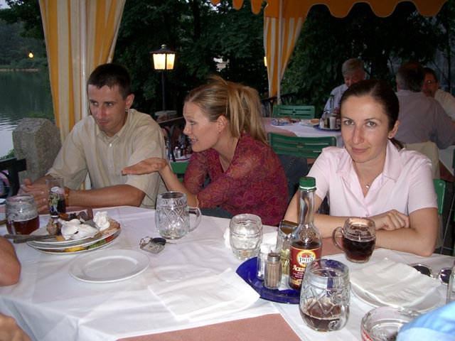 Roland, Katharina und Agata in der Alten Kaiserm&uuml;hle