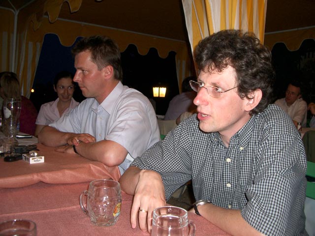 Agata, Peter und Erwin in der Alten Kaiserm&uuml;hle