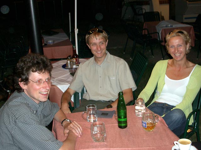 Erwin, ich und Andrea in der Alten Kaiserm&uuml;hle