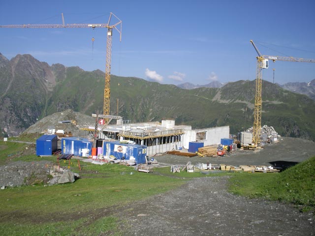 Baustelle des Restaurants Alpenhaus