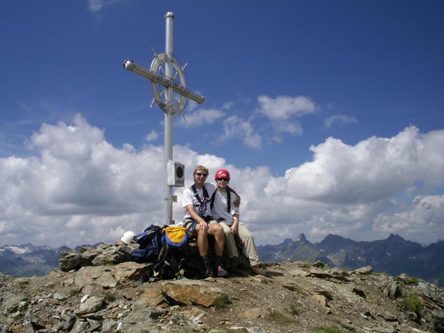 Ich und Daniela am Flimspitz, 2.929 m