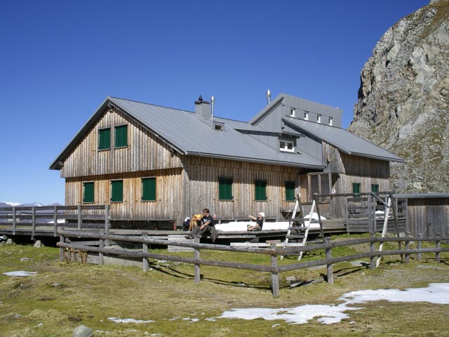 Obstanser-See-Hütte, 2.304 m (7. Okt.)