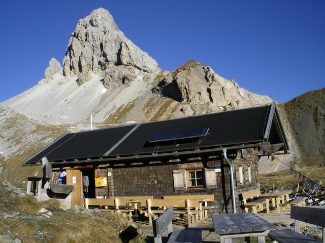 Filmoor-Standschützen-Hütte, 2.350 m (8. Okt.)