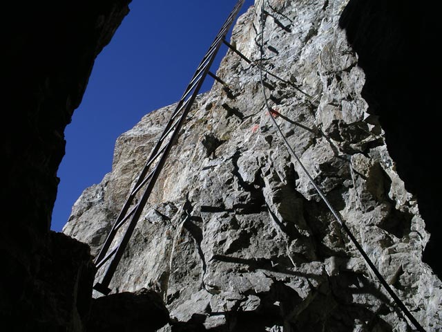 Filmoorhöhe-Klettersteig: Leiter (8. Okt.)