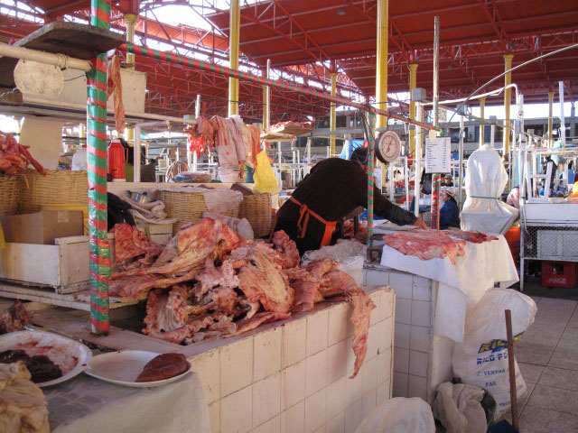 Mercado San Camillo in Arequipa (6. Juli)