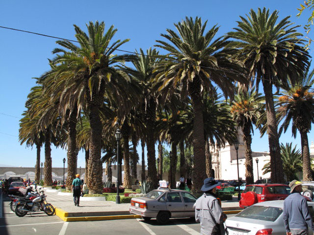 Plaza de Yanahuara in Arequipa (7. Juli)