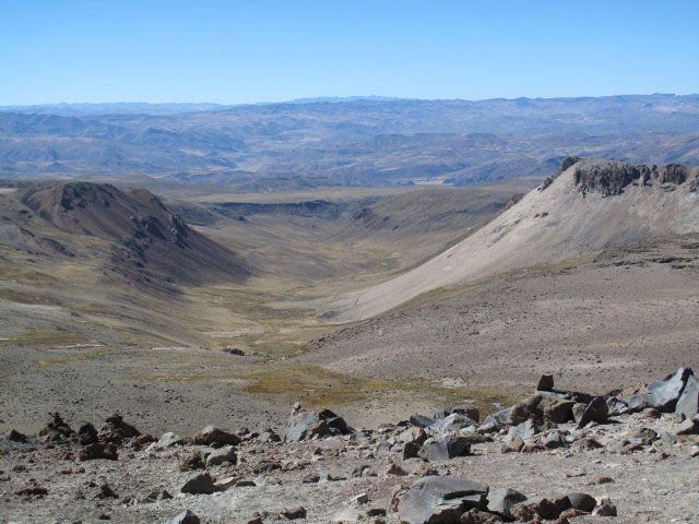 zwischen Ñaupallacta und Nevado Mismi (12. Juli)