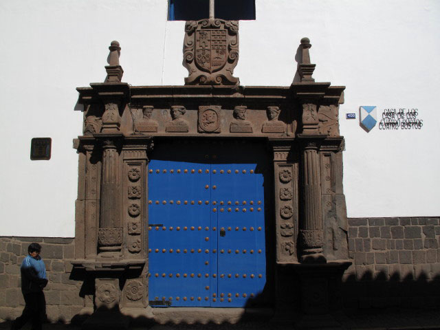 Casa de Los Cuatro Bustos in Cusco (21. Juli)