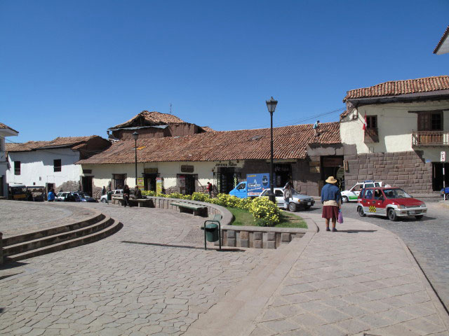 Plaza Limacpampa Chico in Cusco (21. Juli)