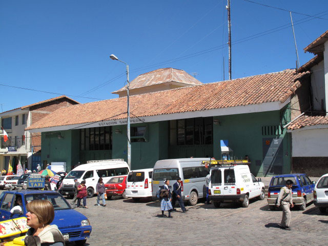 Estacion San Pedro in Cusco (21. Juli)
