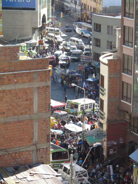 Plaza Vicenta Eguino in La Paz (24. Juli)