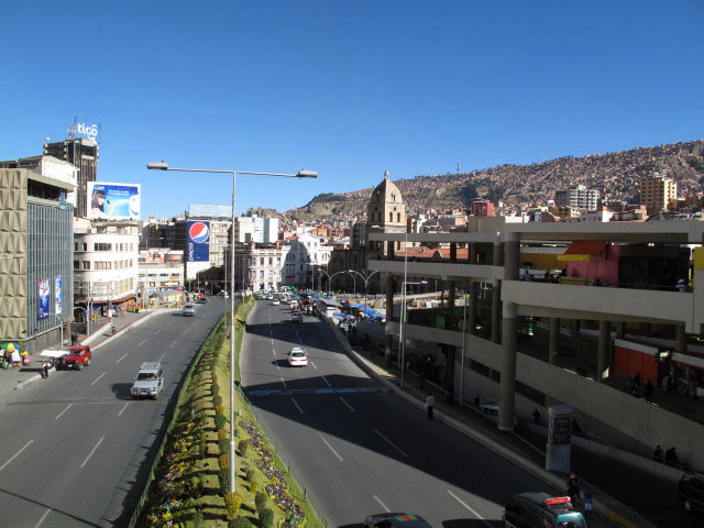 Avenida Montes in La Paz (24. Juli)