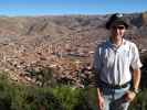 Ich beim Cristo Blanco in Cusco (21. Juli)