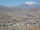 La Paz und Illimani von El Alto aus (25. Juli)