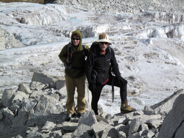 Valentin und Harald am Cerro Wila Lluxita (26. Juli)