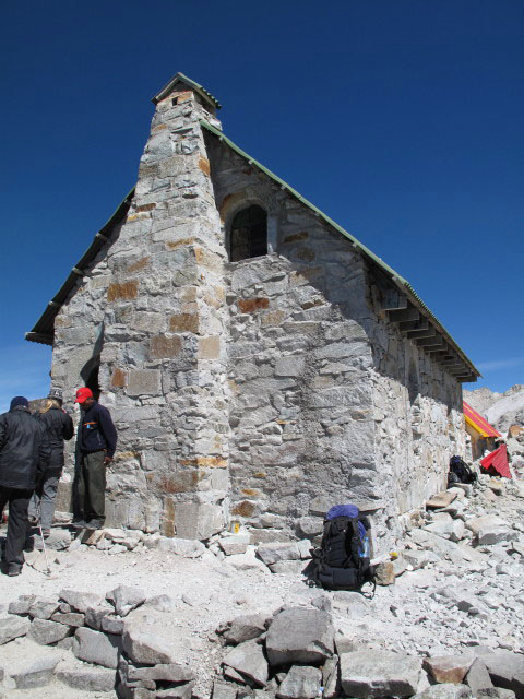 Refugio Campo Alto Roca, 5.130 m (31. Juli)