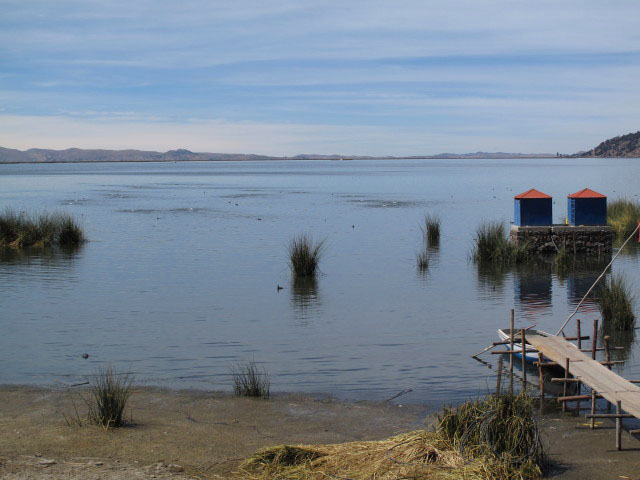 Lago Titicaca bei Puno, 3.810 m (4. Aug.)
