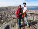 Daniela und ich am Mirador Kuntur Wasi in Puno (2. Aug.)
