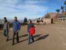 Roland, Norbert und Daniela in der Calle Choquehuanca in Puno (2. Aug.)