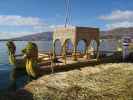 Lago Titicaca von einer schwimmenden Insel der Urus aus (3. Aug.)