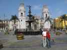 Ich und Daniela auf der Plaza de Armas in Lima, 161 m (5. Aug.)