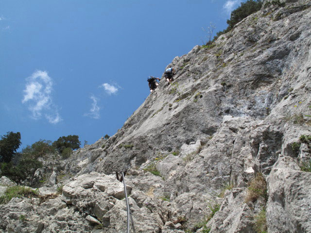 Drachenwand-Klettersteig: Graue Platte