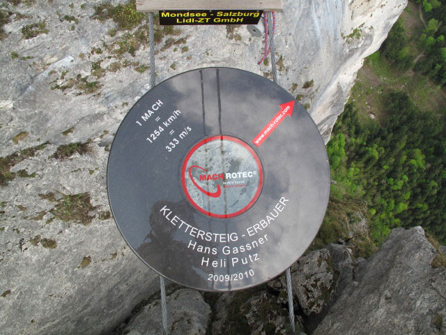 Drachenwand-Klettersteig: H&auml;ngebr&uuml;cke