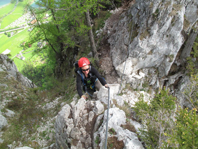 Drachenwand-Klettersteig: Carmen am Zackengrat