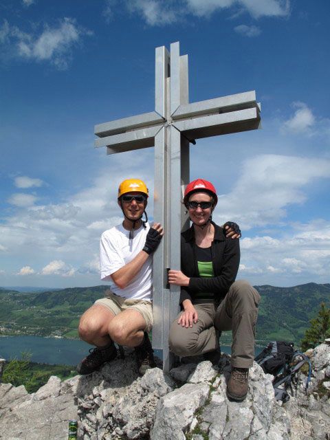 Ich und Carmen am Drachenstein, 1.060 m