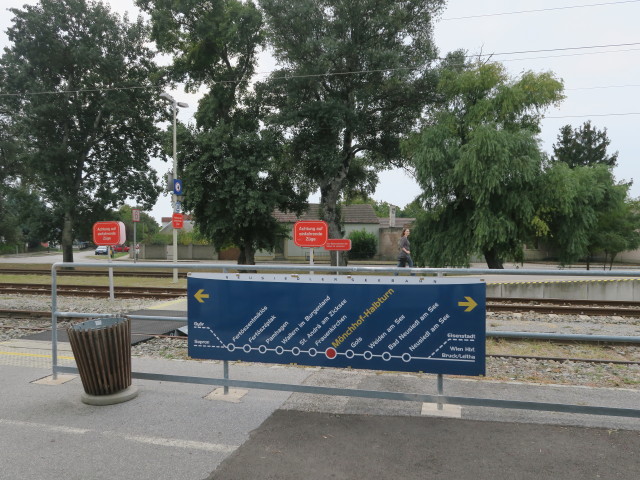 Bahnhof M&ouml;nchhof-Halbturn, 125 m