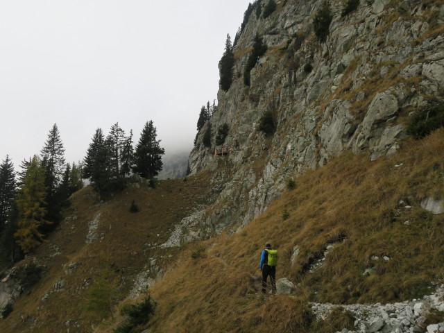 Axel am Ifinger-Schartlweg zwischen Piffinger K&ouml;pfl und Heini-Holzer-Klettersteig