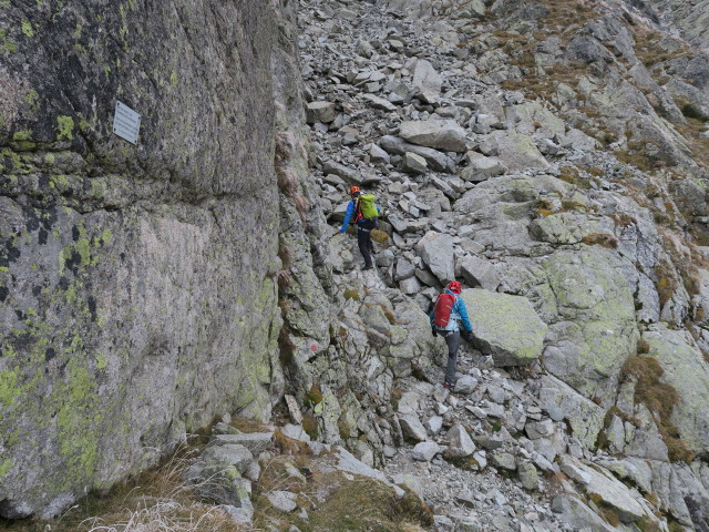 Ifinger-S&uuml;dwestgrat: Axel und Martina im Einstieg