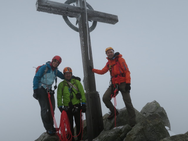 Martina, Axel und ich am Gro&szlig;en Ifinger, 2.581 m