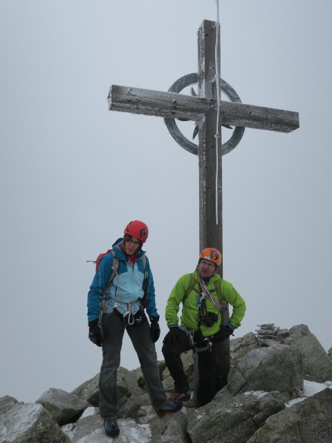 Martina und Axel am Gro&szlig;en Ifinger, 2.581 m