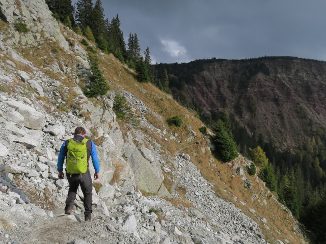 Axel am Ifinger-Schartlweg zwischen Hein-Holzer-Klettersteig und Piffinger K&ouml;pfl