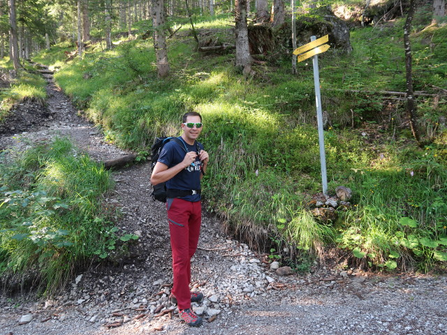 Roland zwischen Klammbr&uuml;ckl und Klettersteig 'Verborgene Welt'