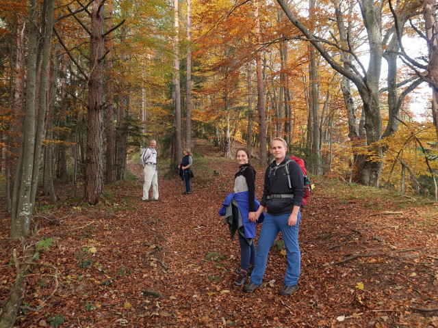 Erich, Renate, Anna und Maximilian zwischen Kalks&ouml;d und Hochgraser