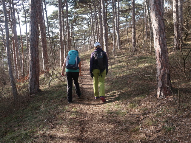 Sabine und Janna zwischen Frauensteinberg und Burg M&ouml;dling