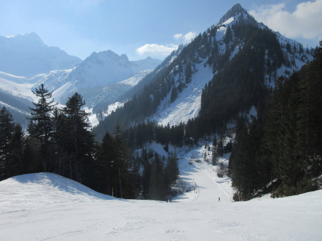 Markus auf der Piste 'Pal&uuml;dbahn Berg - Pal&uuml;dbahn Tal'