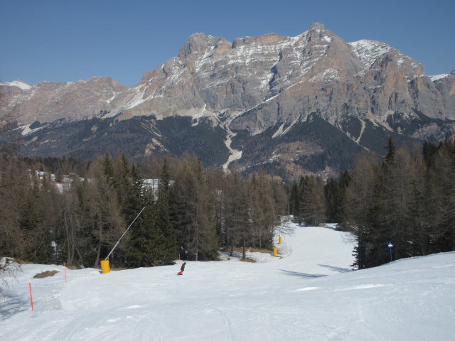 Markus auf der Piste Pralongi&aacute; - San Cassiano (21. M&auml;rz)