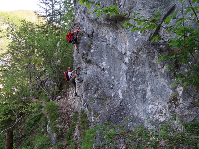 Poppenberg-Klettersteig: Ich und J&ouml;rg