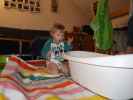 Nils in unserer Wohnung