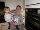Nils und Mama im Haus meiner Eltern