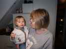 Nils und Mama im Haus meiner Eltern