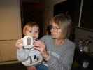 Nils und Mama im Haus meiner Eltern