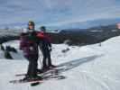 Melanie, Frank und ich auf der Sch&ouml;nb&uuml;hel-Piste