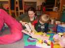 Sabine und Nils in unserer Wohnung