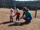 Ella, Nils und Sabine auf der Mamauwiese, 957 m